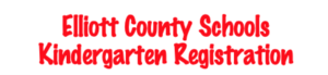 Kindergarten Registration