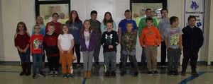 Isonville Elementary Class Spelling Bee Winners