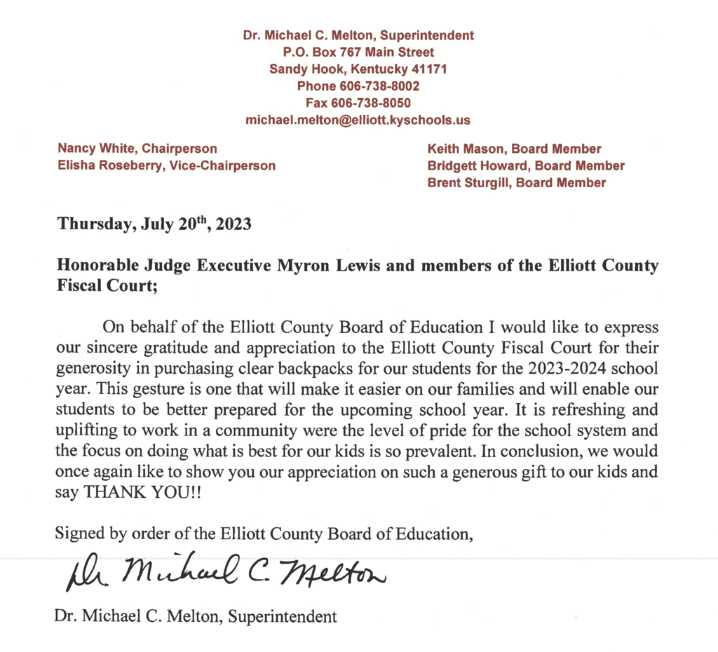 Live Feed | ELLIOTT COUNTY BOARD OF ED